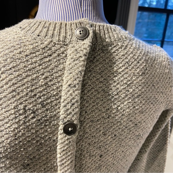 Madewell Gray Button-Back Sweater Dress – XXS - Picture 8 of 8